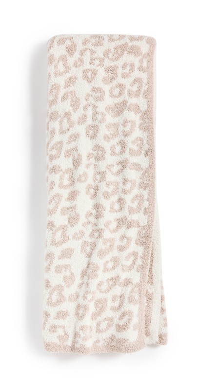 Barefoot Dreams CozyChic Barefoot In The Wild Throw Cream/Sto