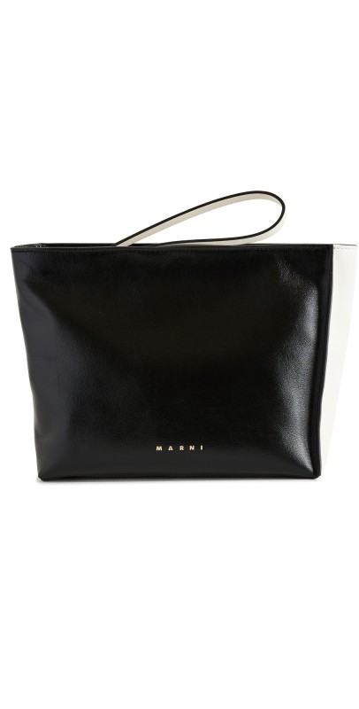 Marni Pouchette Black/Lily White