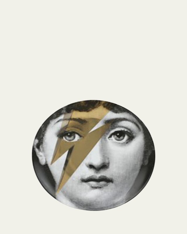 Tema E Variazioni n. 375 David Bowie Lightning Gold Wall Plate