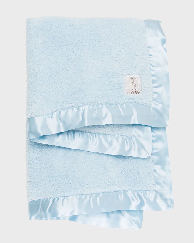 Chenille Solid Plush Baby Blanket