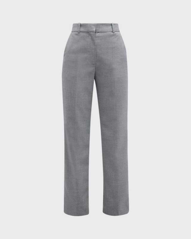 Igda High-Rise Straight-Leg Pants