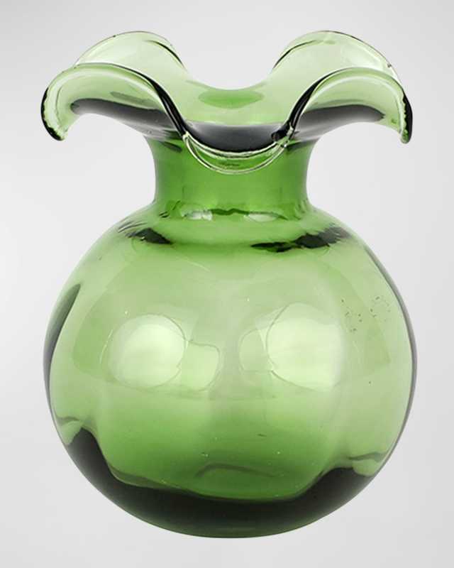 Hibiscus Glass Bud Vase