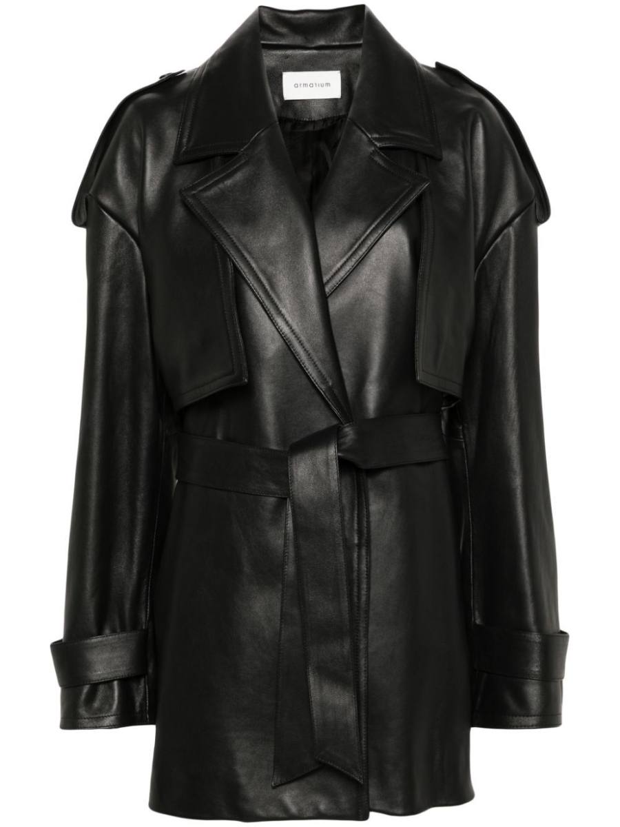 leather coat