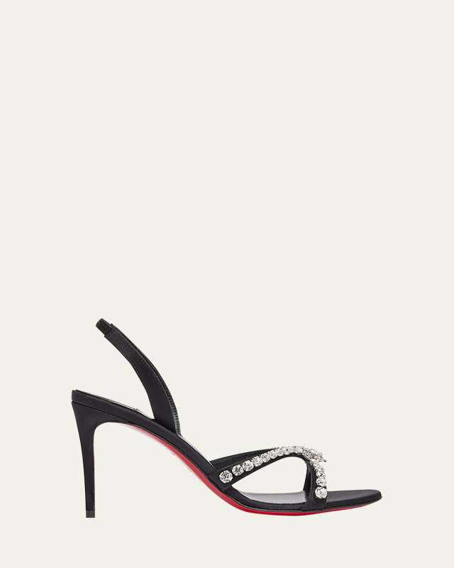 Emilia Embellished Red Sole Halter Sandals