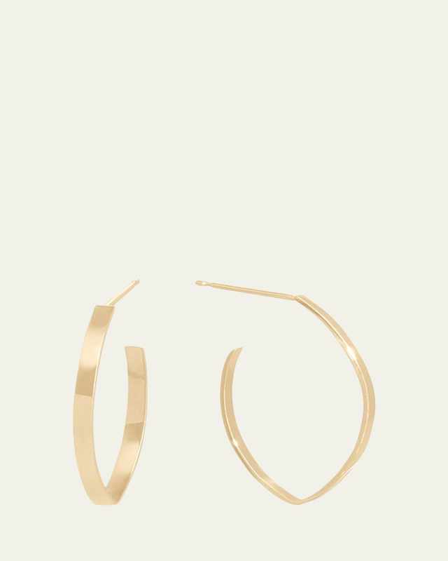 Mini Thick Flat Blake Hoops