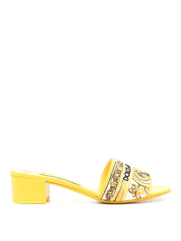 Dolce & Gabbana Sandales - Jaune