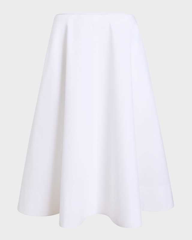 Renta Cotton Midi Skirt
