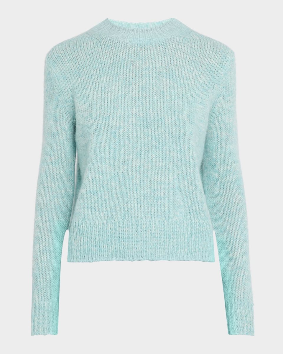Multicolor Marled Wool Crewneck Sweat