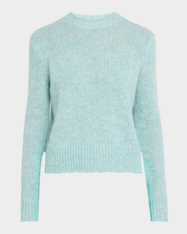 Multicolor Marled Wool Crewneck Sweat