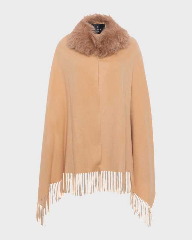 Cashmere & Lamb Shearling Stole