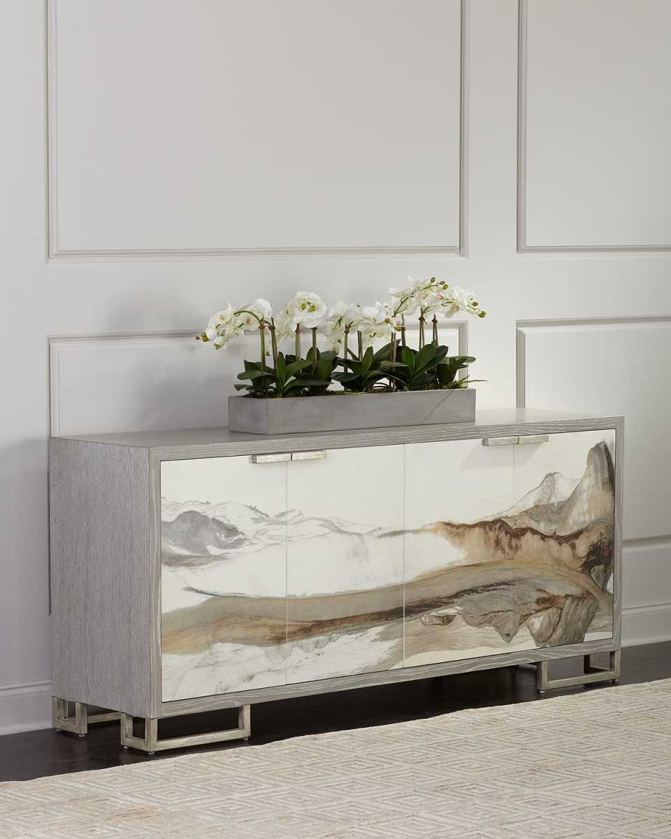 Inaka Rice Paper Dining Console