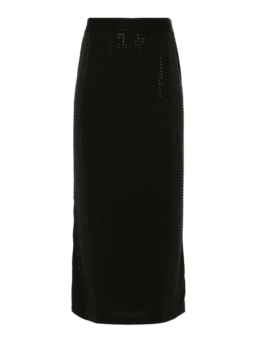 Versace Jeans Couture Jupe Midi - Noir