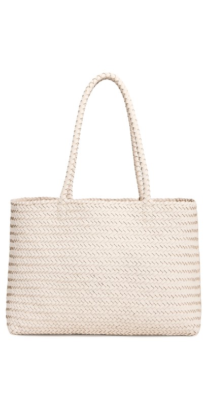 Madewell Transport Early Weekender Woven Tote Alabaster