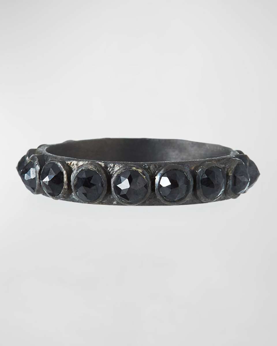 New World Black Stacking Ring