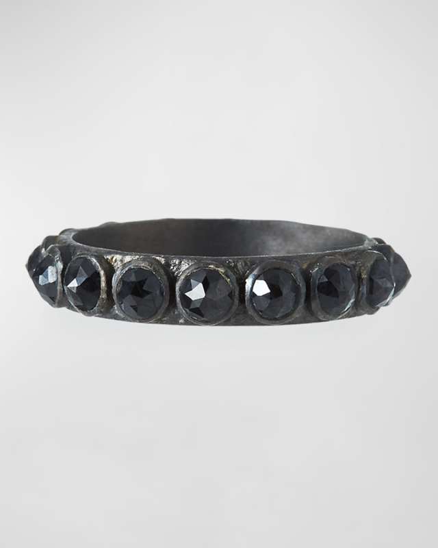 New World Black Stacking Ring