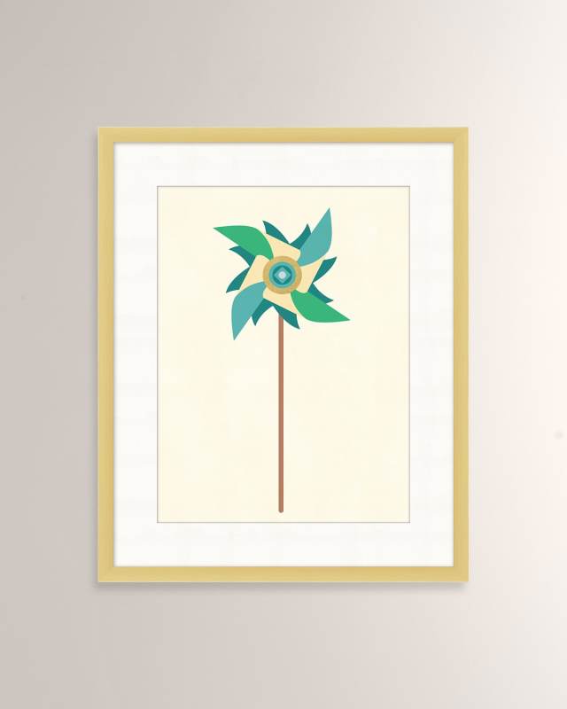 "Golden Twirl 4" Giclee Print
