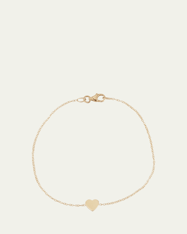 18k Mini Heart Bracelet
