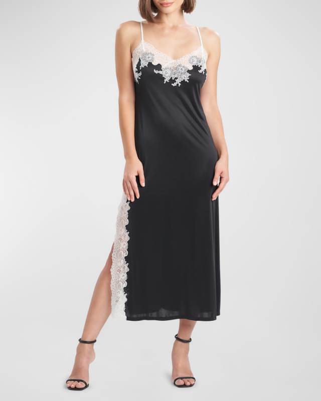 Enchant Lace-Trim Nightgown