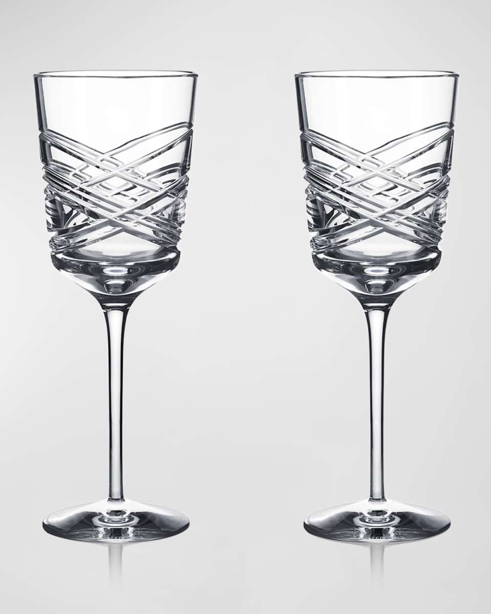Aran White Wine Glasses, Set of 2