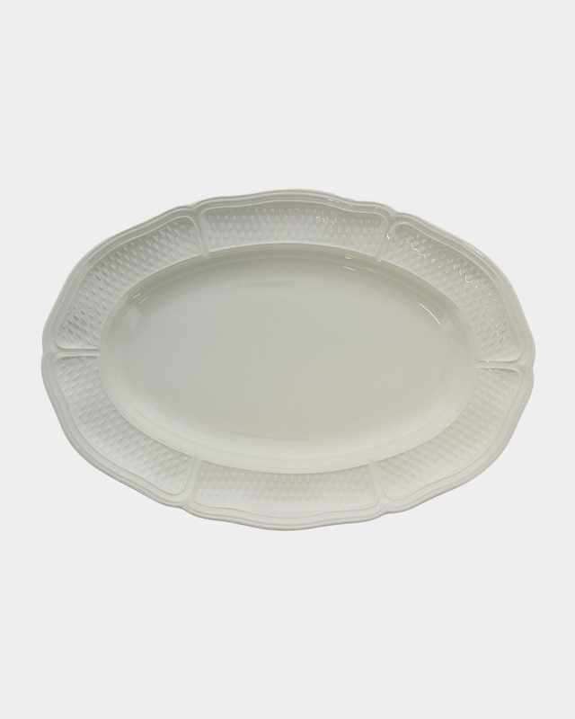 Pont Aux Choux Large Oval Platter, White