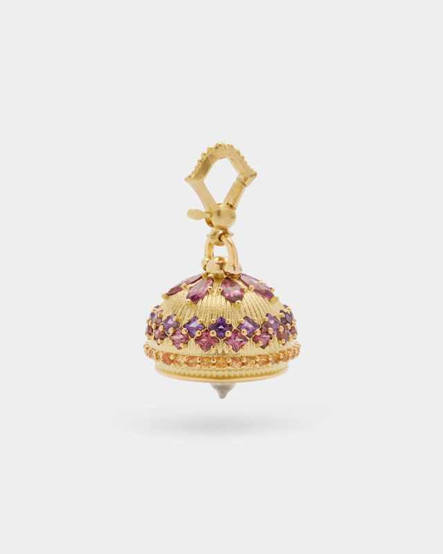Meditation Bell #4 Pendant in 18k Gold, 16mm