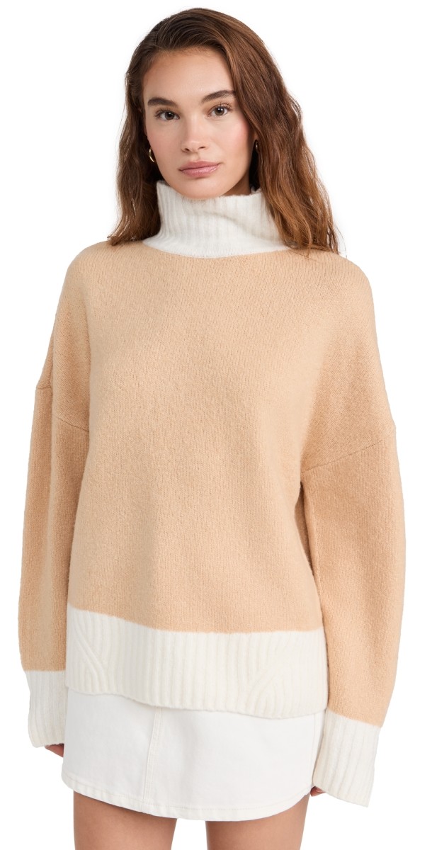 Favorite Daughter The Andi Sweater Beige/Ivory