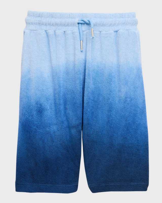 Boy's Abay Ombre Textured Shorts, Size 8-16