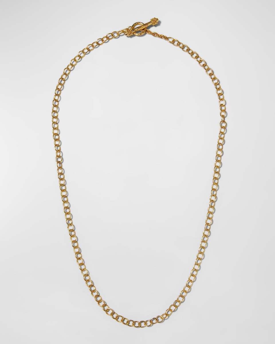 19k Tiny Volterra Link Necklace