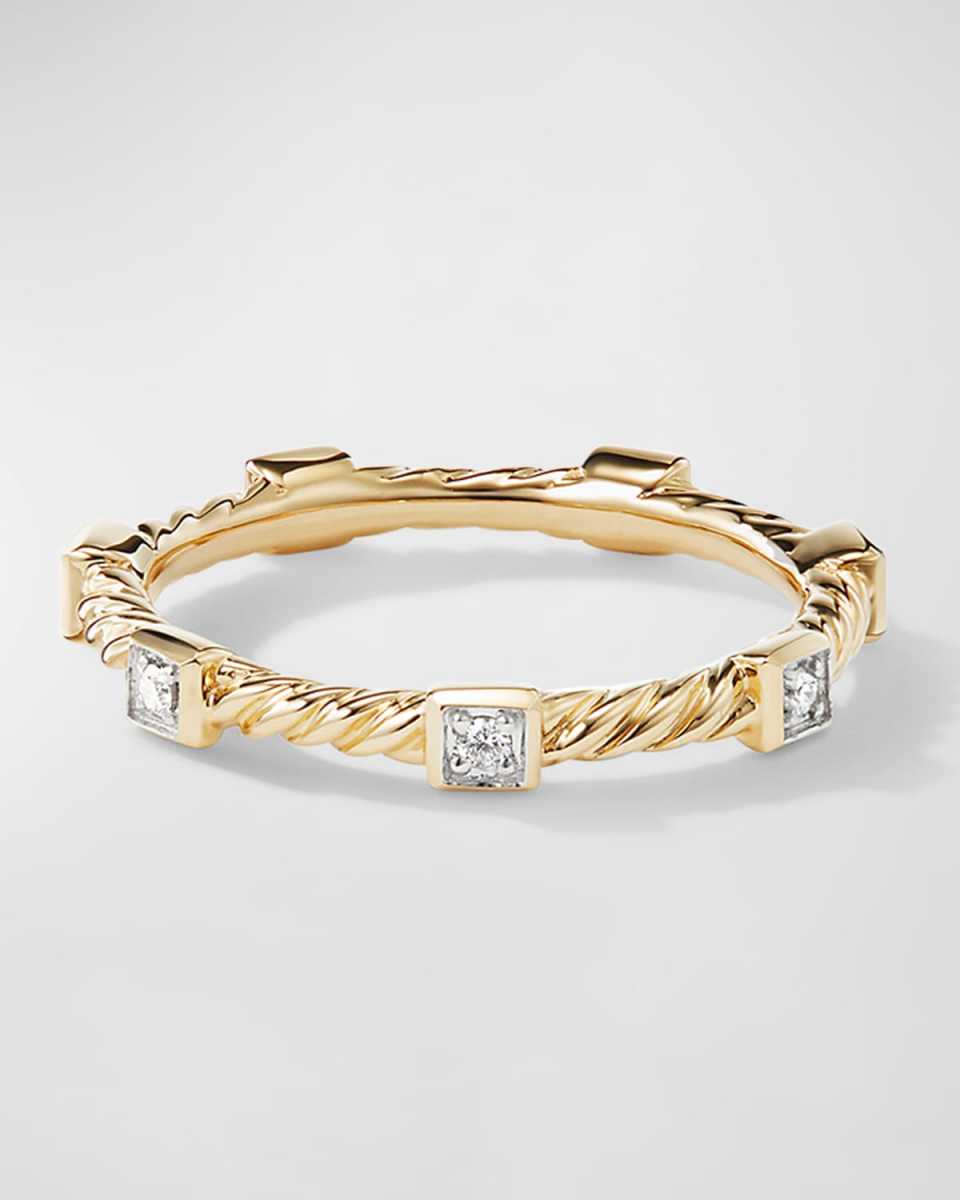 2mm Cable Collectibles Stack Ring in 18K Gold