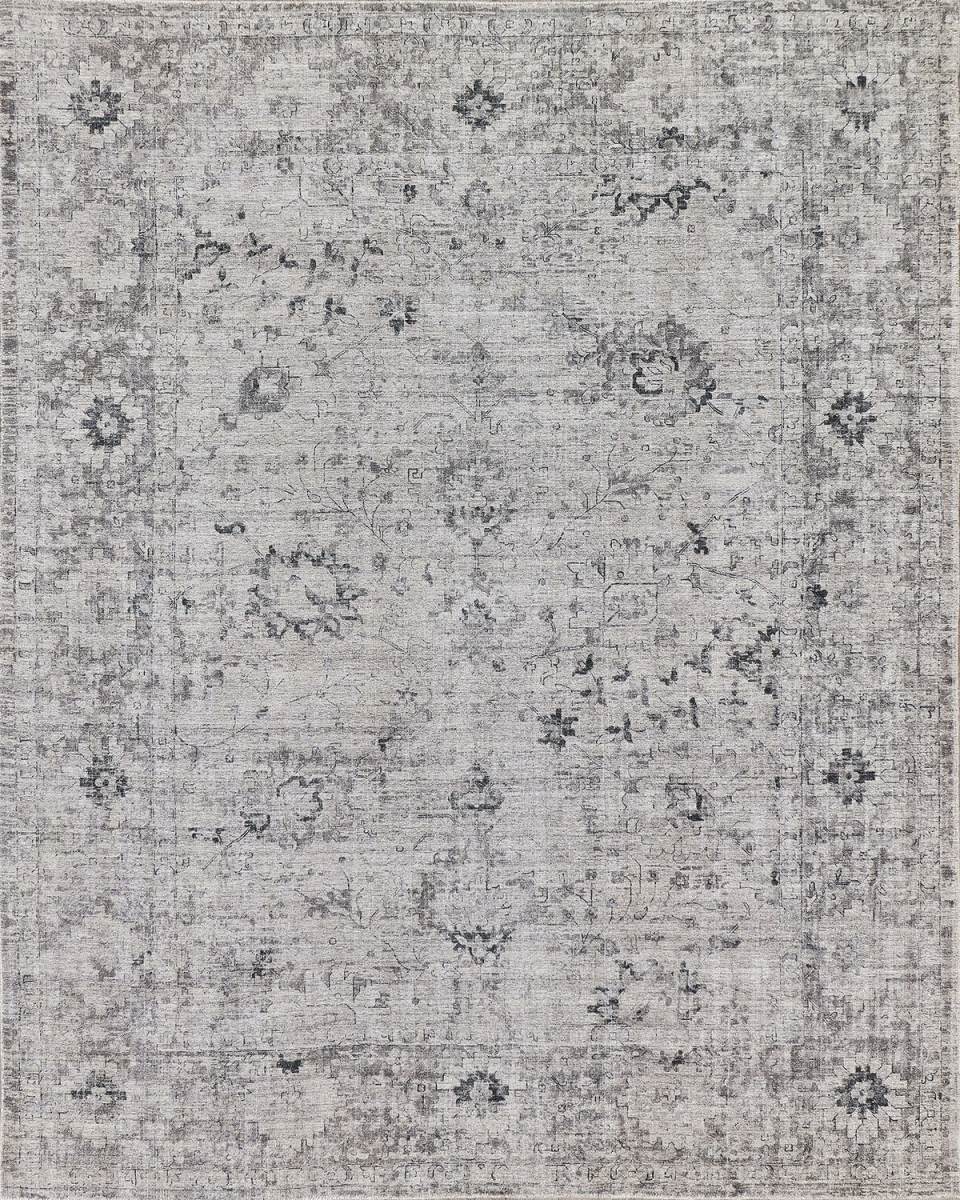 Cambridge Hand-Loomed Gray & Silver Rug, 10' x 14'
