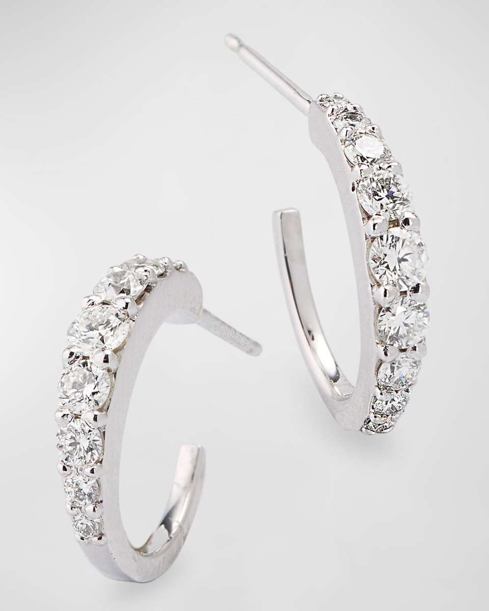 Flawless Graduating Huggie Earrings