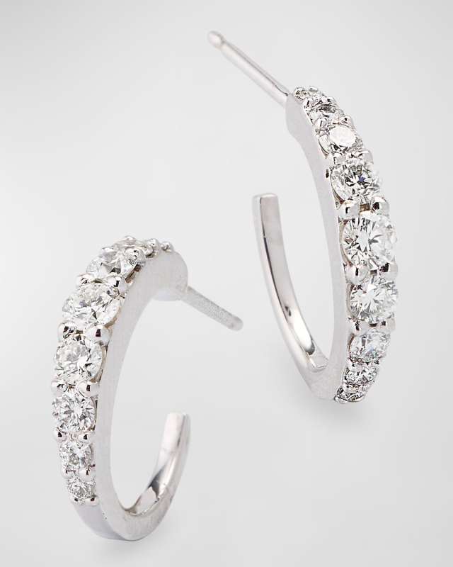 Flawless Graduating Huggie Earrings
