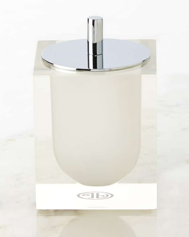 White Hollywood Amenity Holder