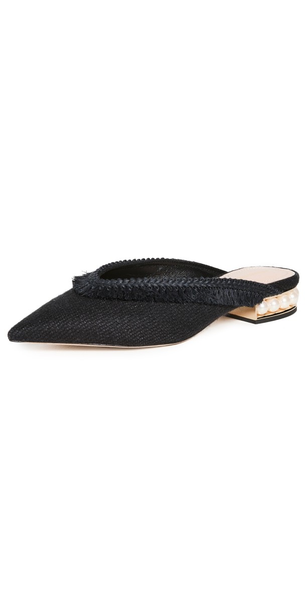 Nicholas Kirkwood Casati Mules Black