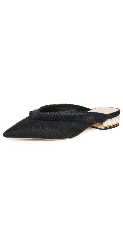 Nicholas Kirkwood Casati Mules Black