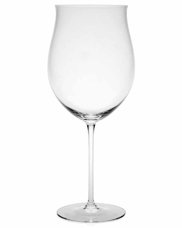 Olympia Burgundy Wine Glass