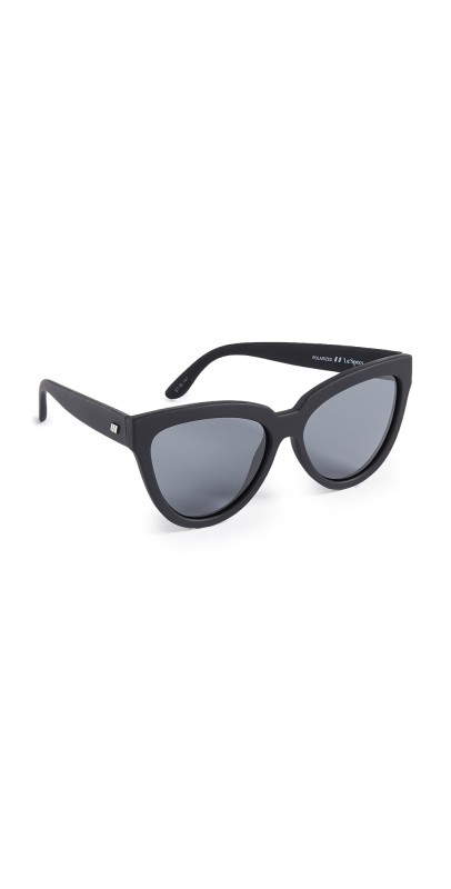Le Specs Liar Liar Sunglasses Black Rubber