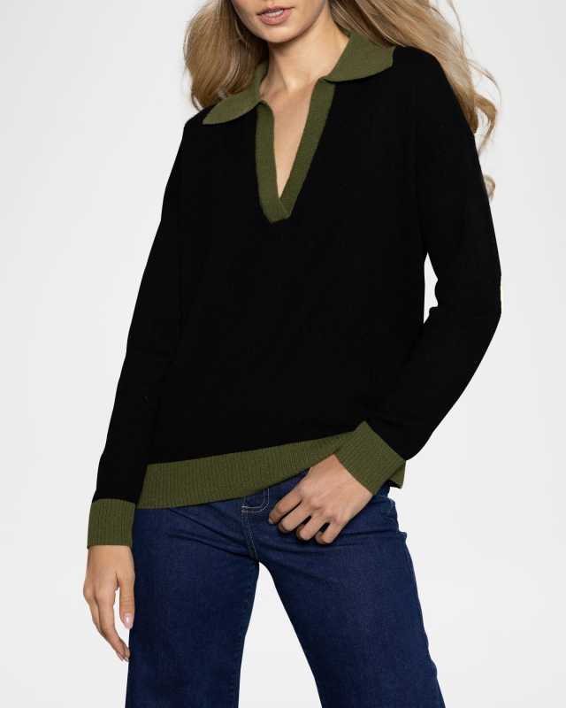 Polo Pop Heart Intarsia Cashmere Sweater