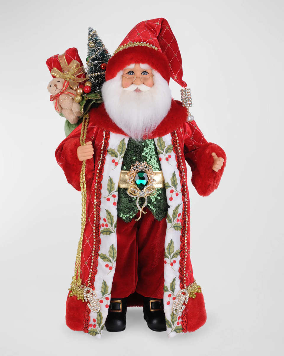 Lighted Holly Jolly Santa Figure