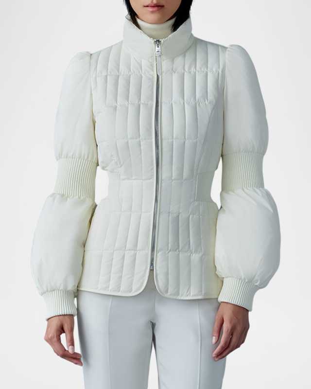 Felicia Puffer Jacket with Accentuated Sleeves