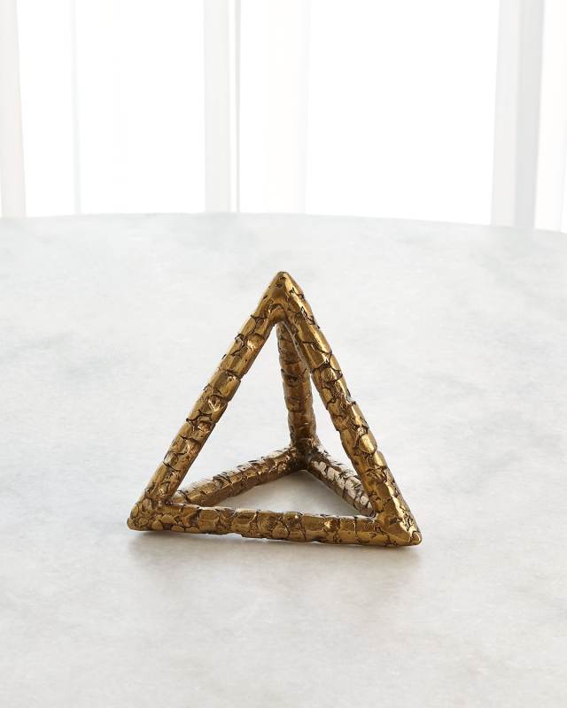 Forged Golden Pyramid