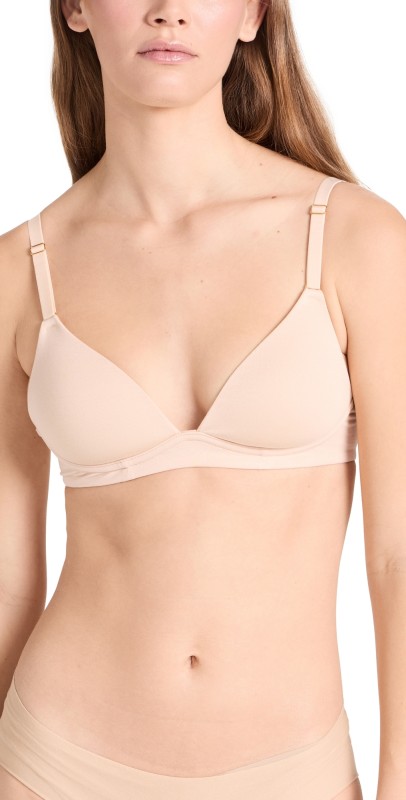 LIVELY The All-Day Plunge No-Wire Bra Toasted Almond