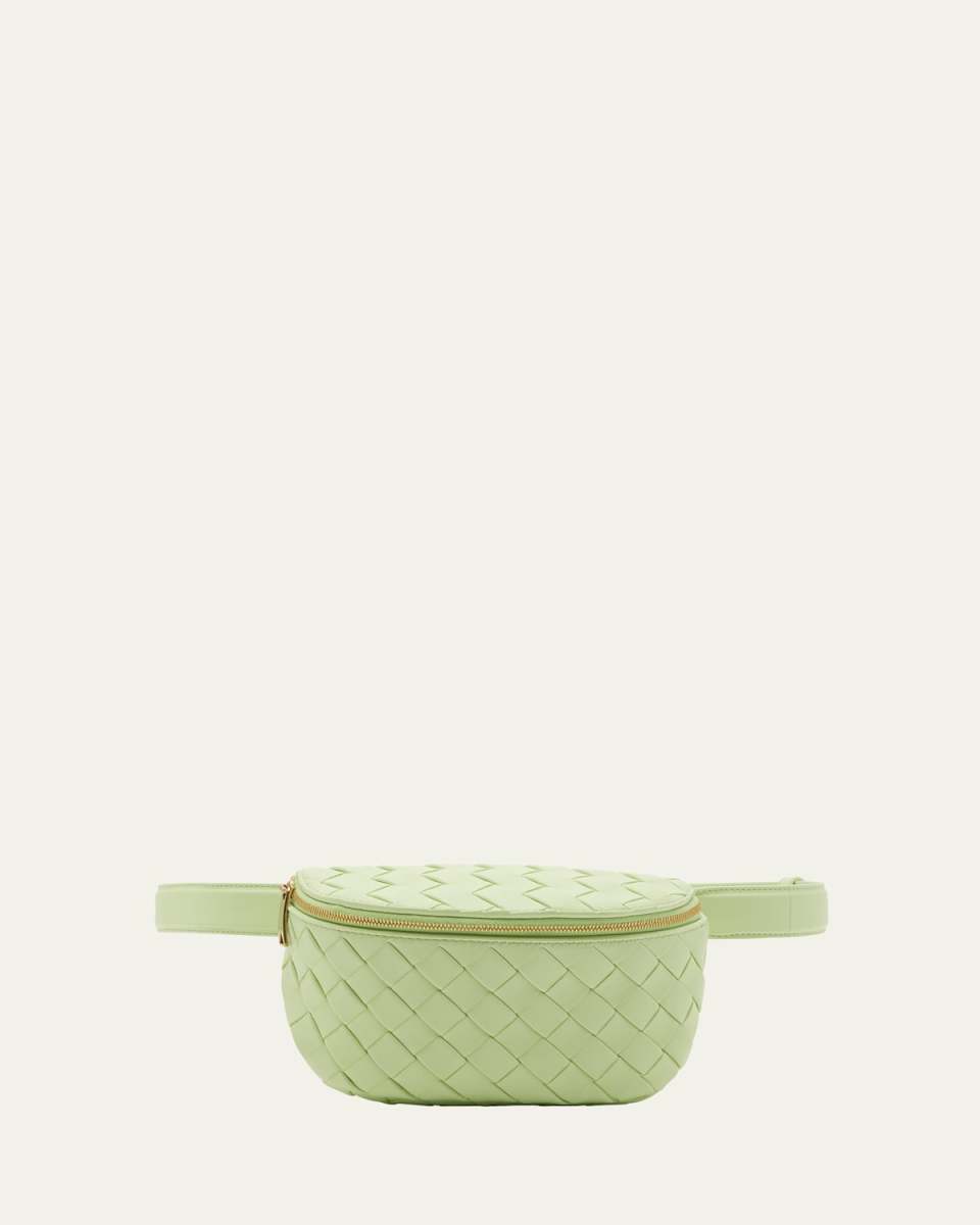 Padded Intrecciato Belt Bag