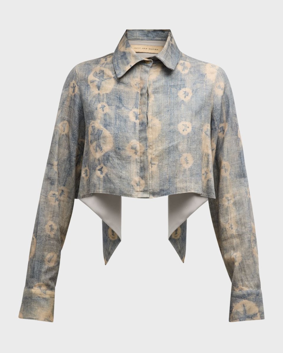 Cova Shibori Crop Top