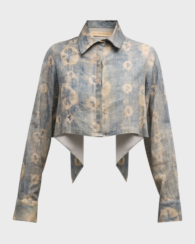 Cova Shibori Crop Top