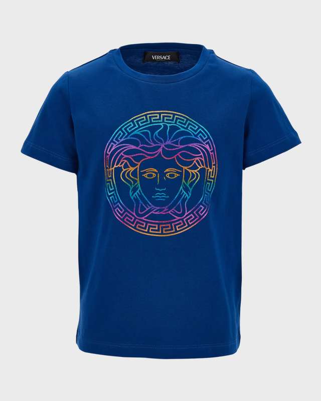 Girl's Iridescent Medusa T-Shirt, Size 4-6