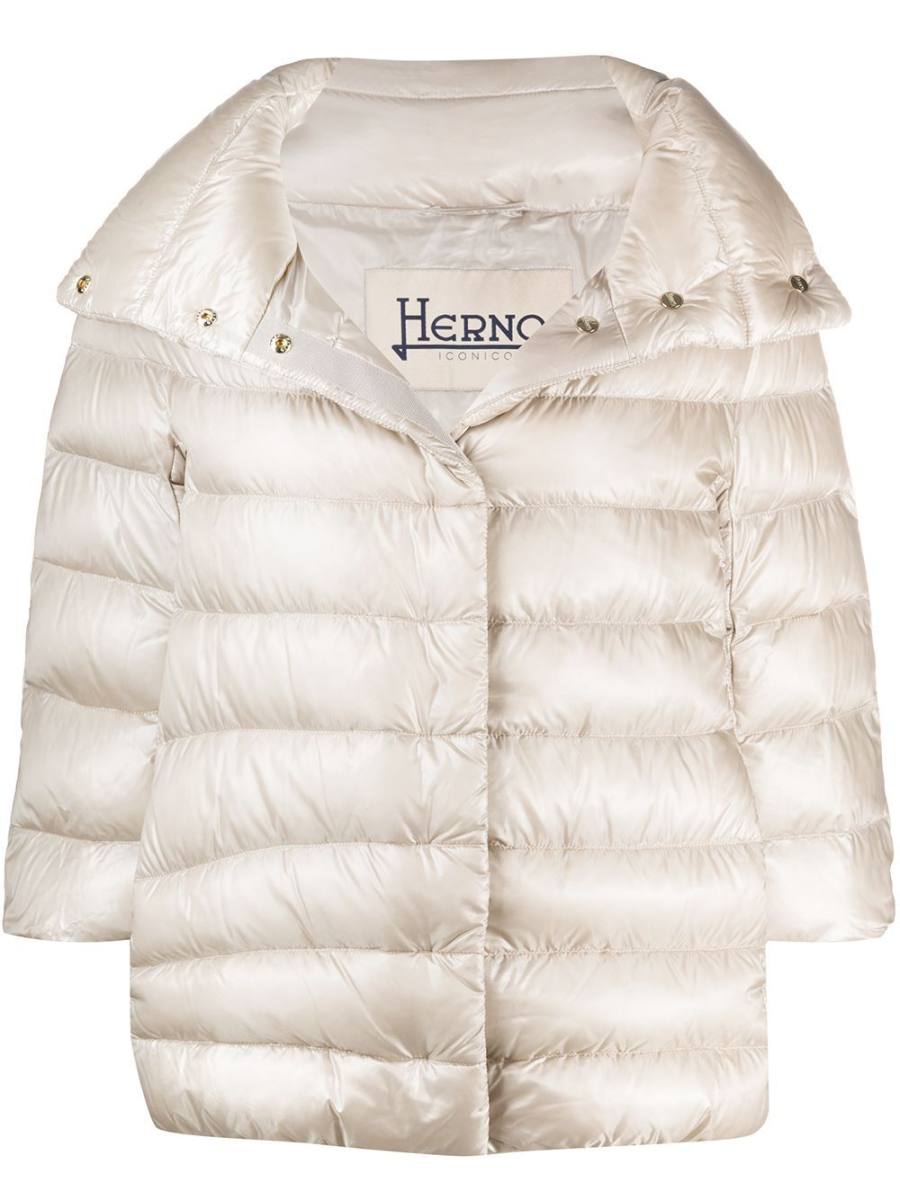 high-neck puffer jacket
