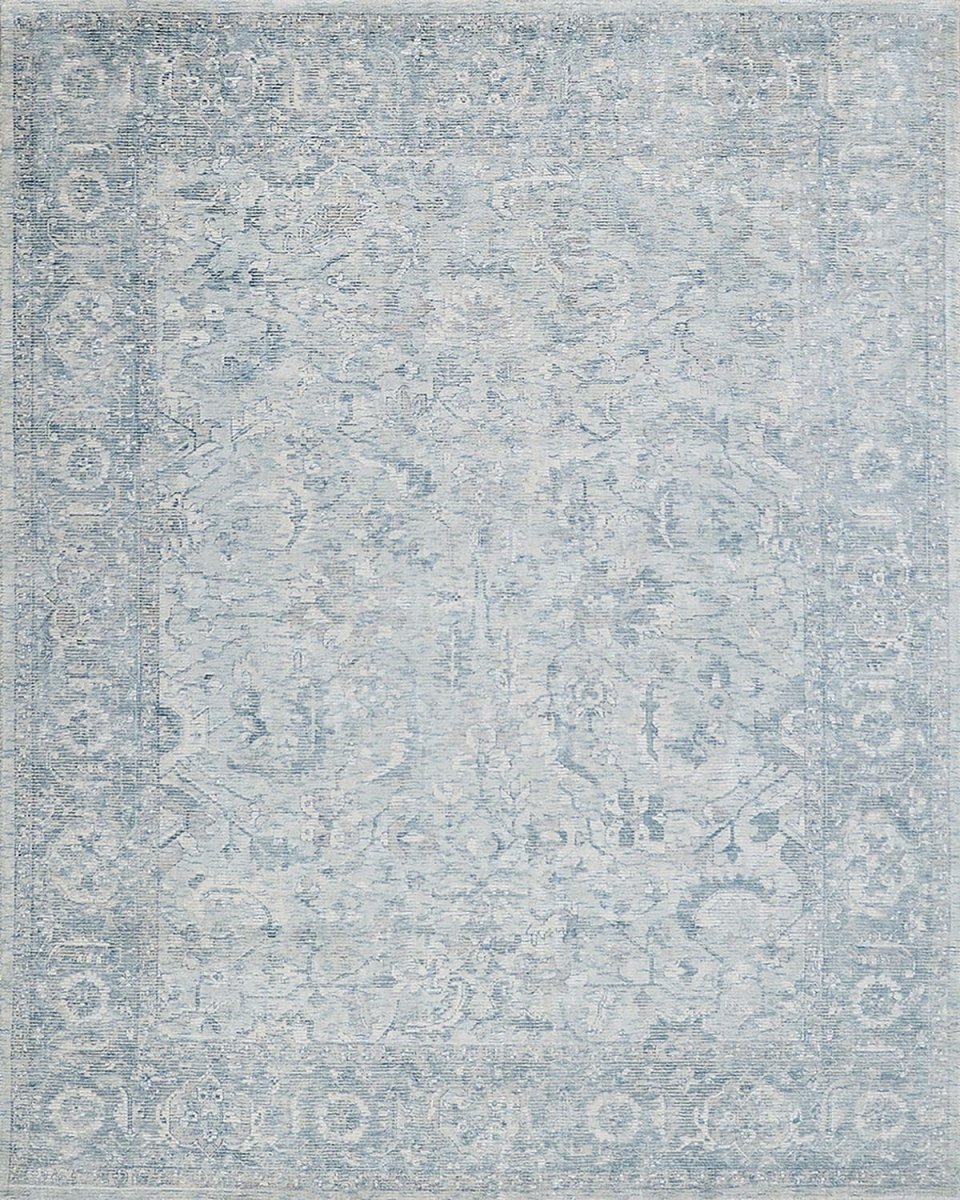 Tuscany Hand-Loomed Blue Rug, 8' x 10'