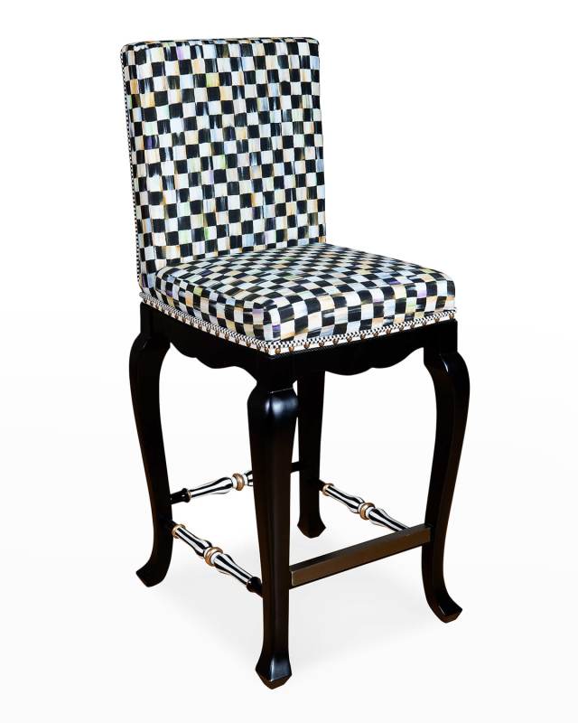 Courtly Check Counter Stool