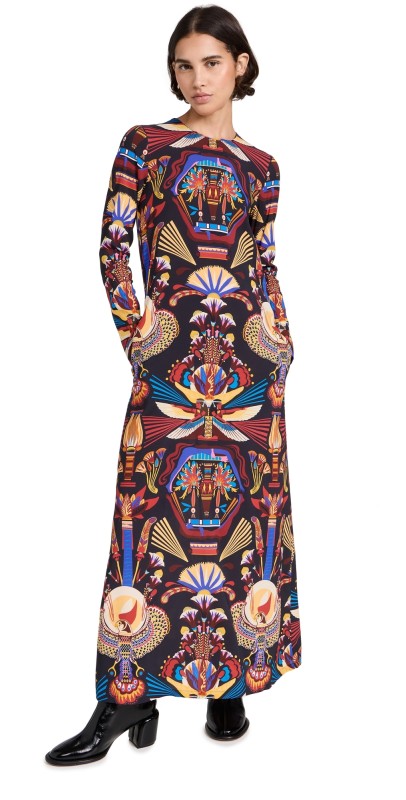 La DoubleJ Long Sleeve Swing Dress Nephthys